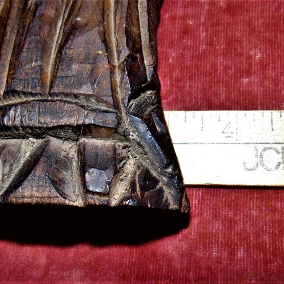 Last Markdown Antique Original Jesus hand carved wall plaque - Picture 4 of 7